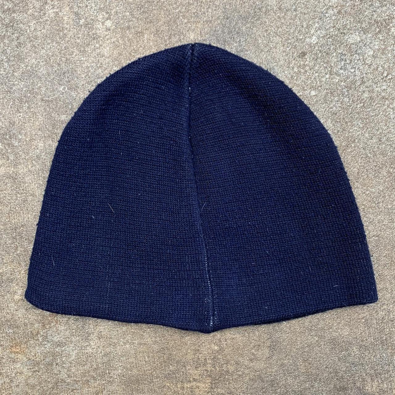 DC Shoes 00s graphic navy white beanie