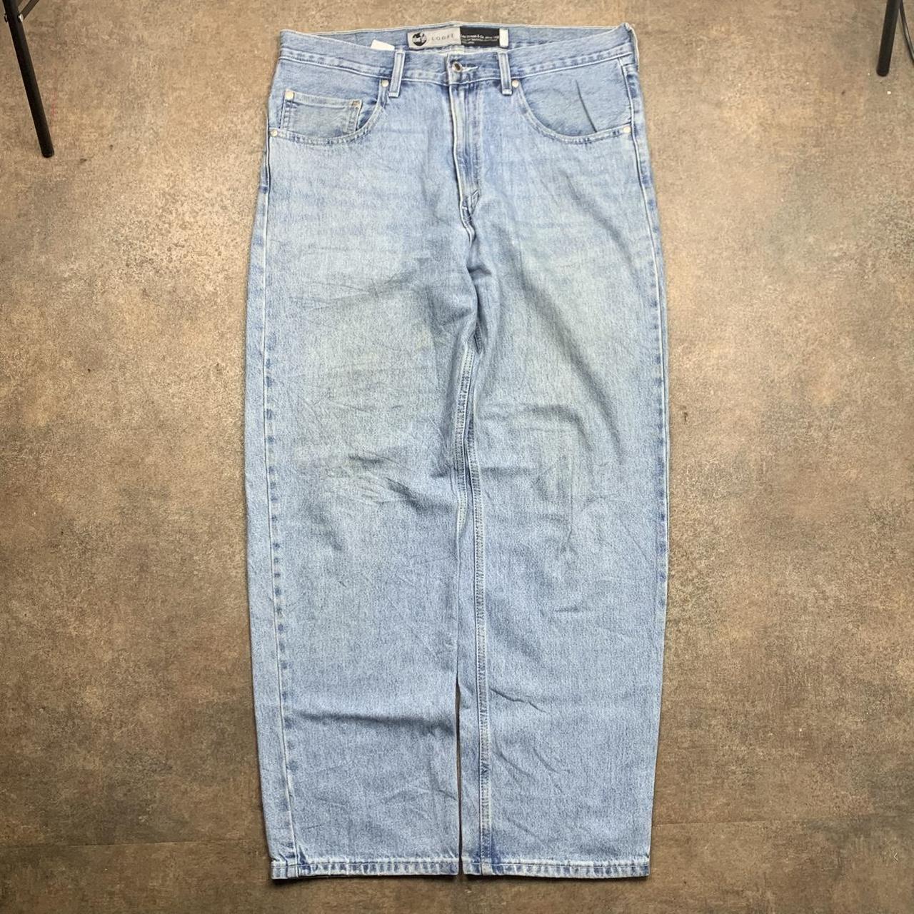 Levi’s Silvertab 00s baggy washed light blue denim jeans