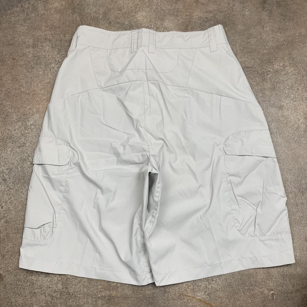 Oakley Software 00s white baggy cargo shorts
