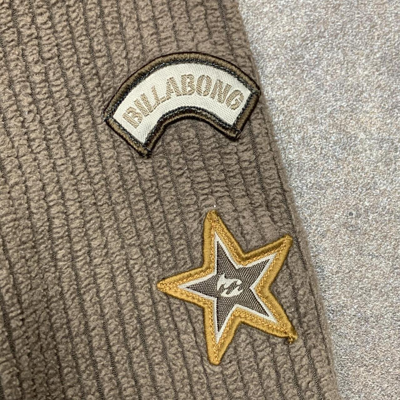 Billabong 90s brown zip sweater jacket