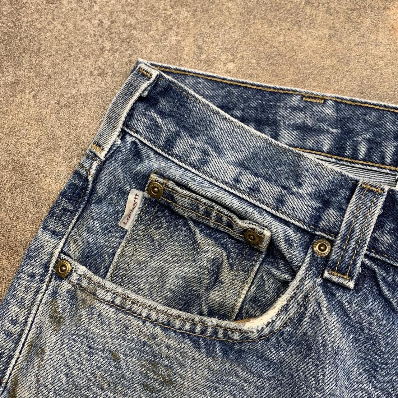 Carhartt 00s blue baggy denim jeans