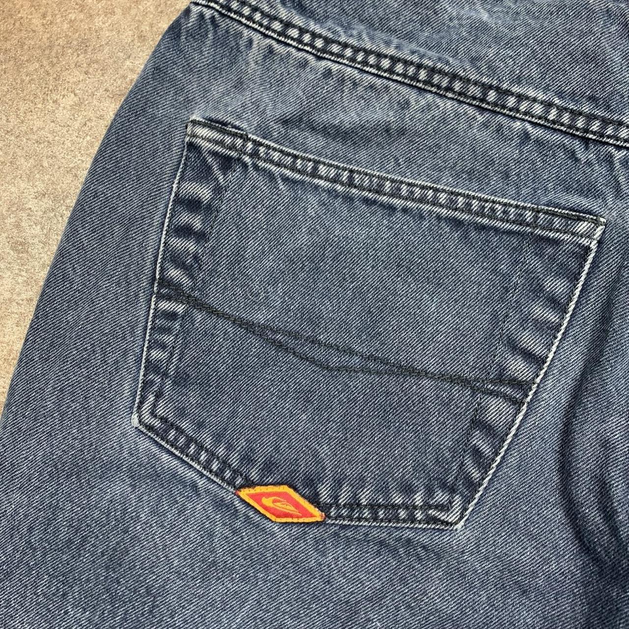 Quiksilver ‘92 baggy navy denim shorts