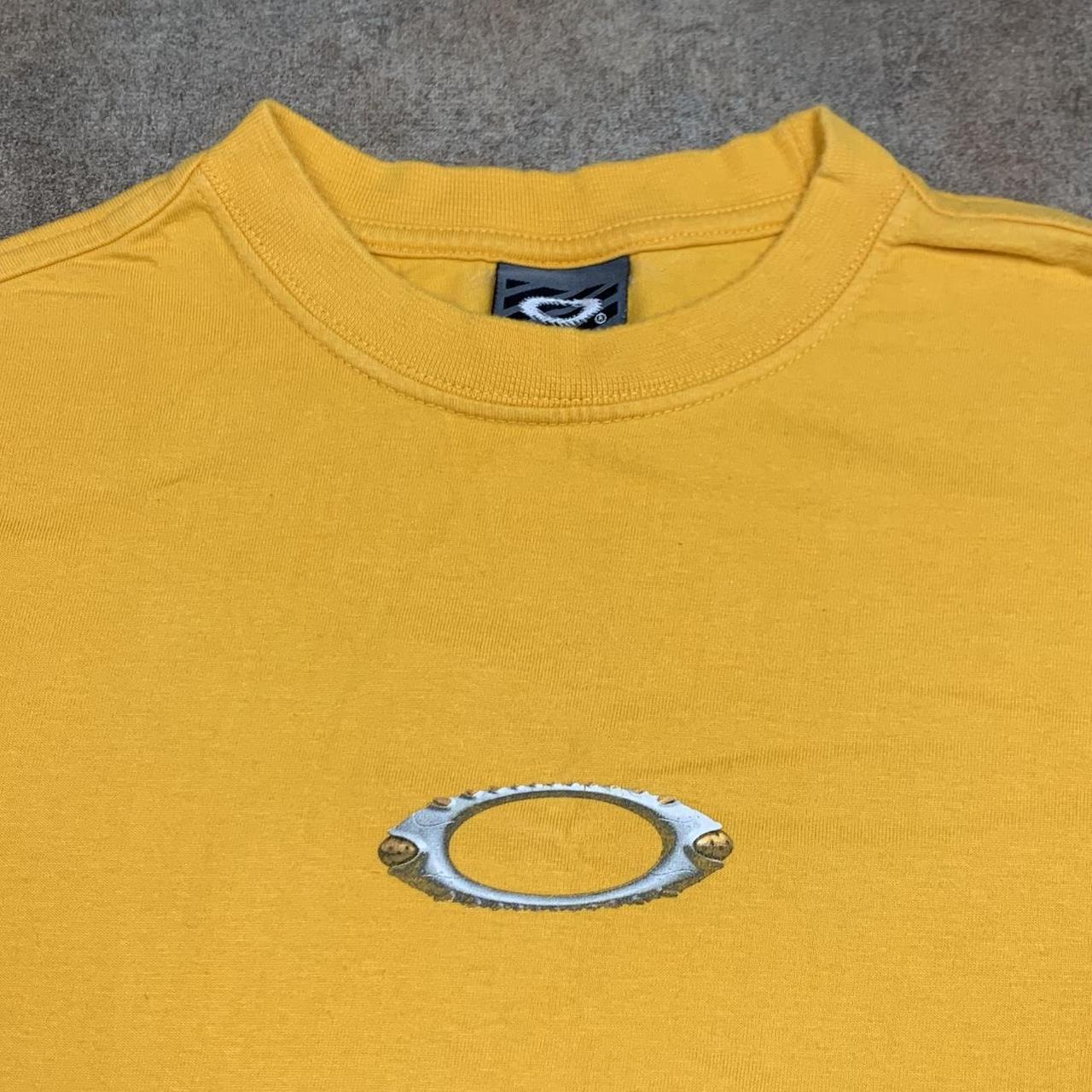 Oakley Software 90s cyber squid yellow graphic tee