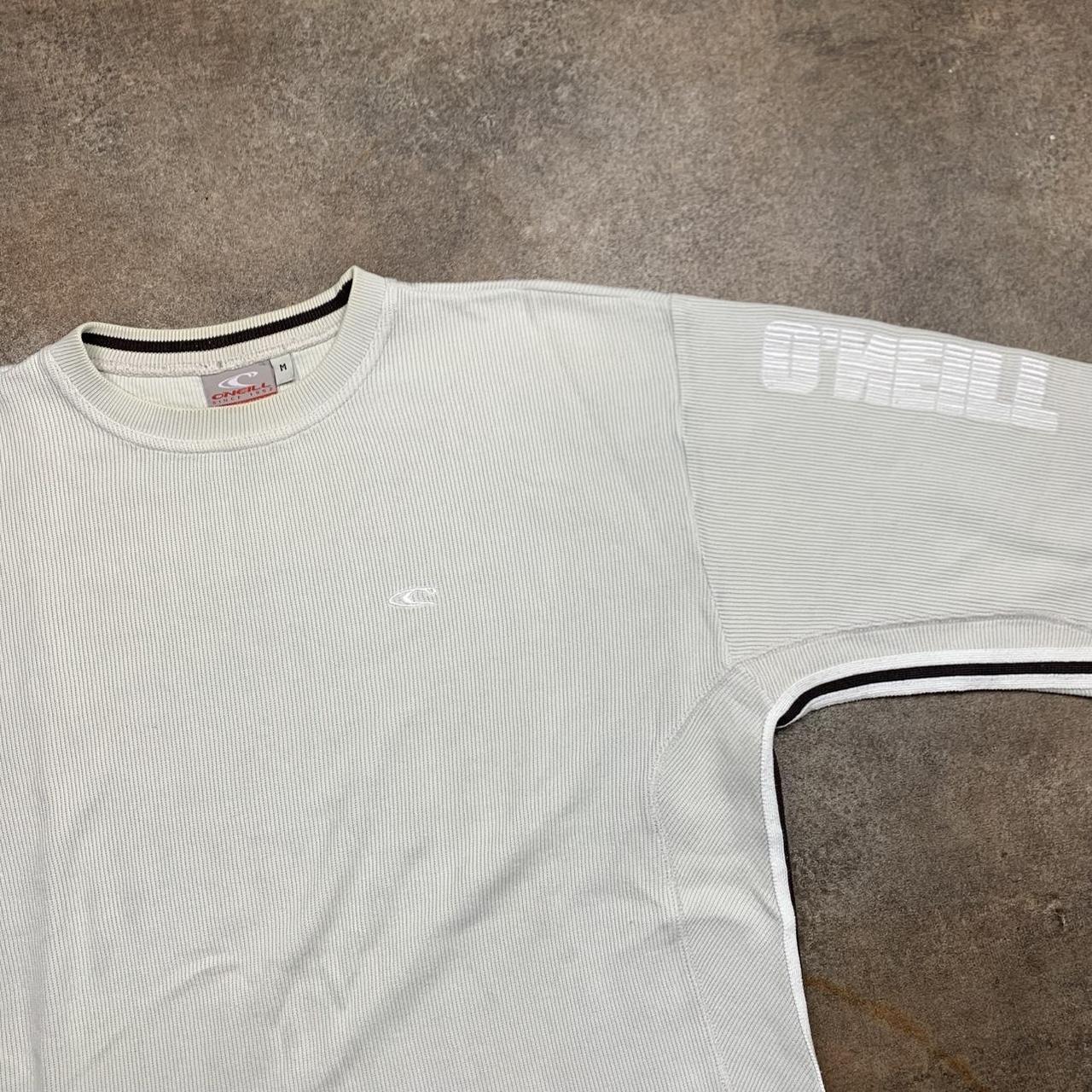 O'Neill 00s cream knit graphic sweater
