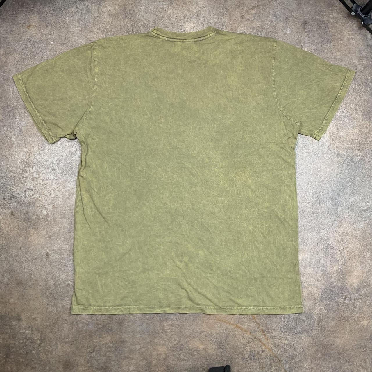 Oakley 00s khaki grey camo graphic tee