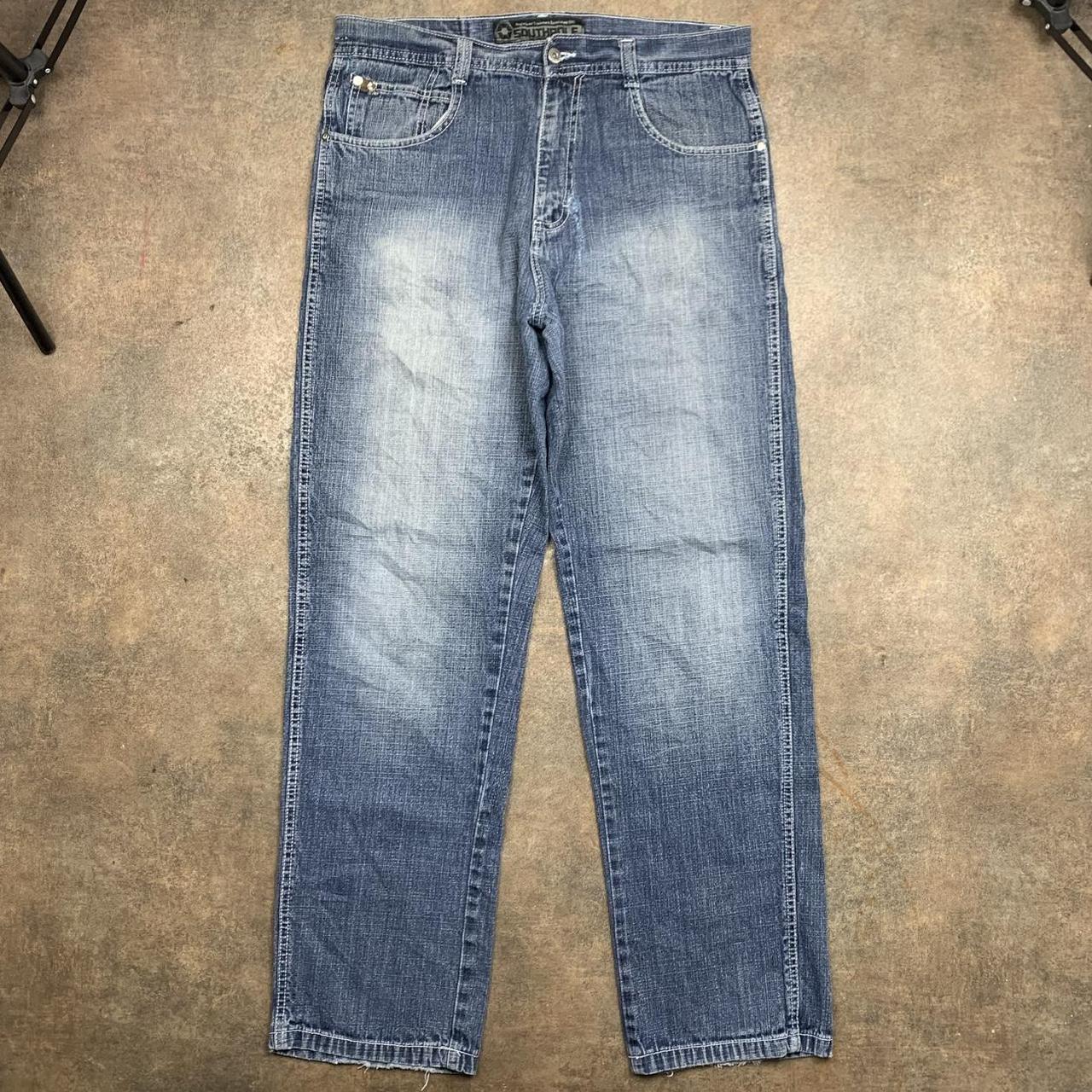 Southpole 00s baggy navy blue denim jeans