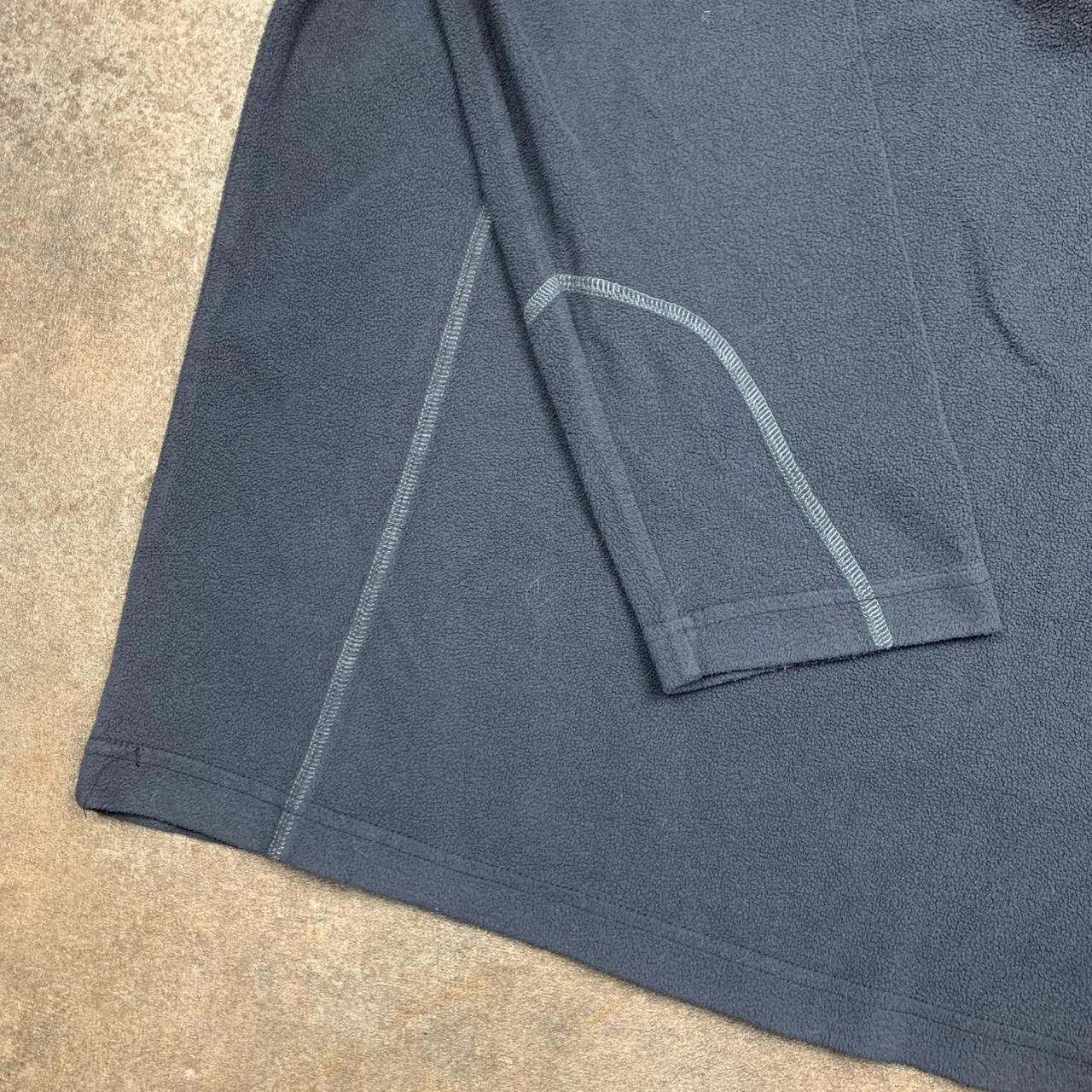 Columbia black grey quarter zip fleece
