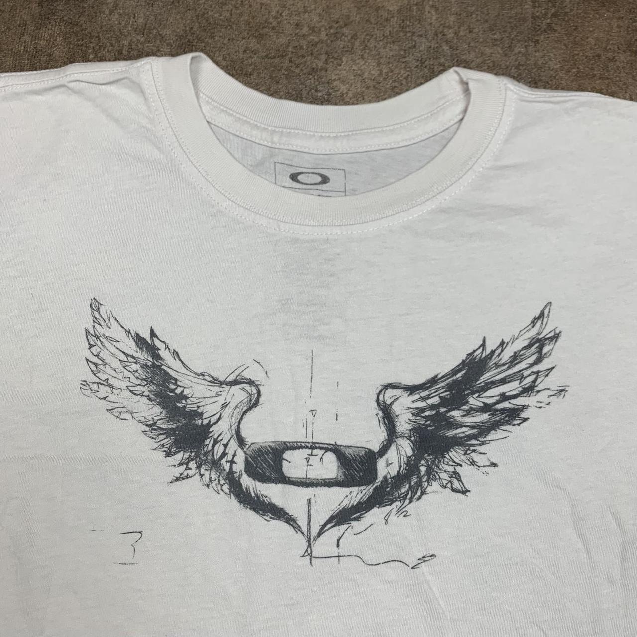 Oakley Flying Tiger 00s white graphic tee