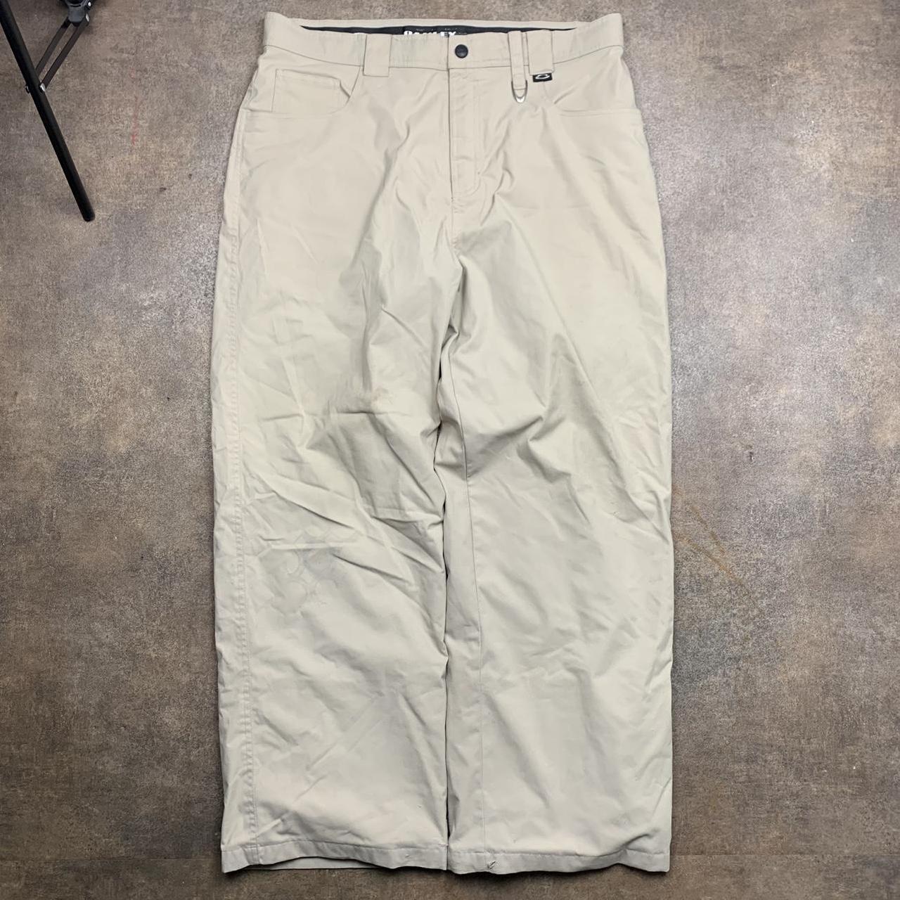 Oakley Software 00s graphic baggy cream salopettes