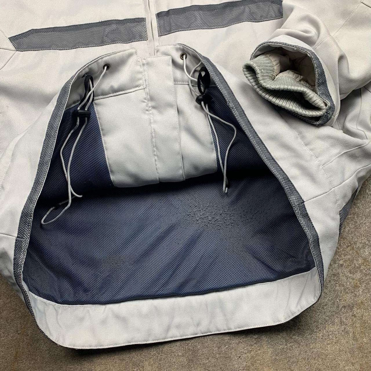 Rip Curl 00s white graphic utilised jacket