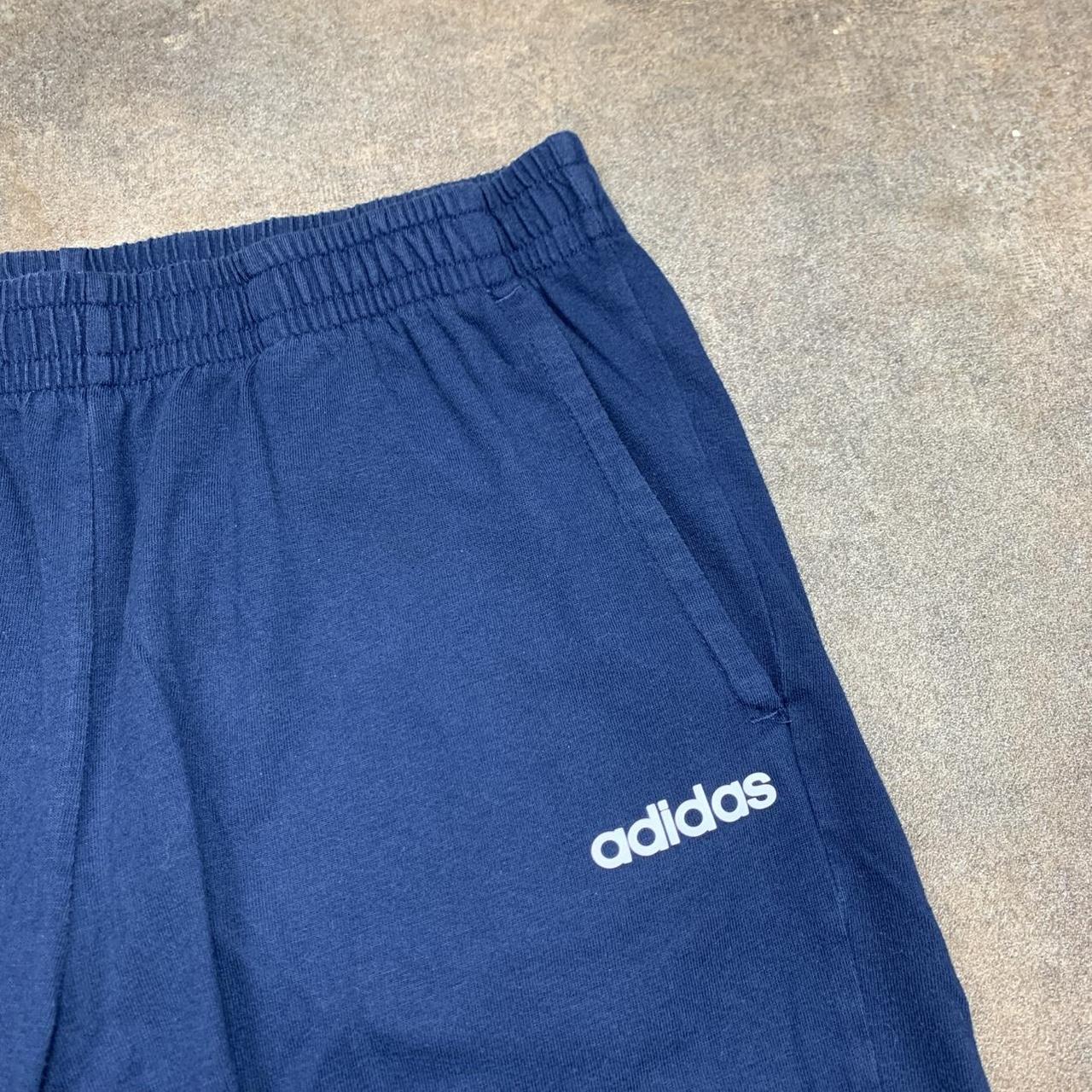 adidas 00s graphic navy white baggy shorts