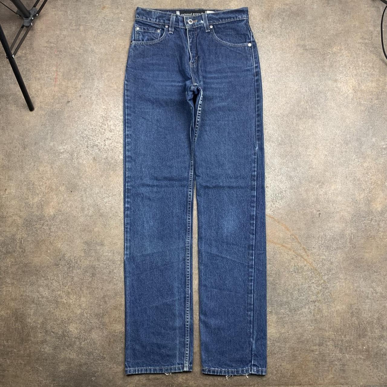Levi's Silvertab vintage 00s straight leg navy denim jeans