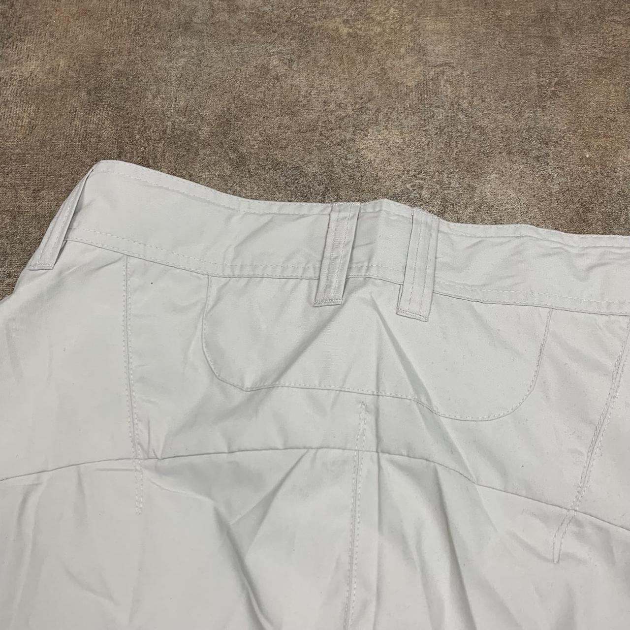 Oakley Software 00s white baggy cargo shorts