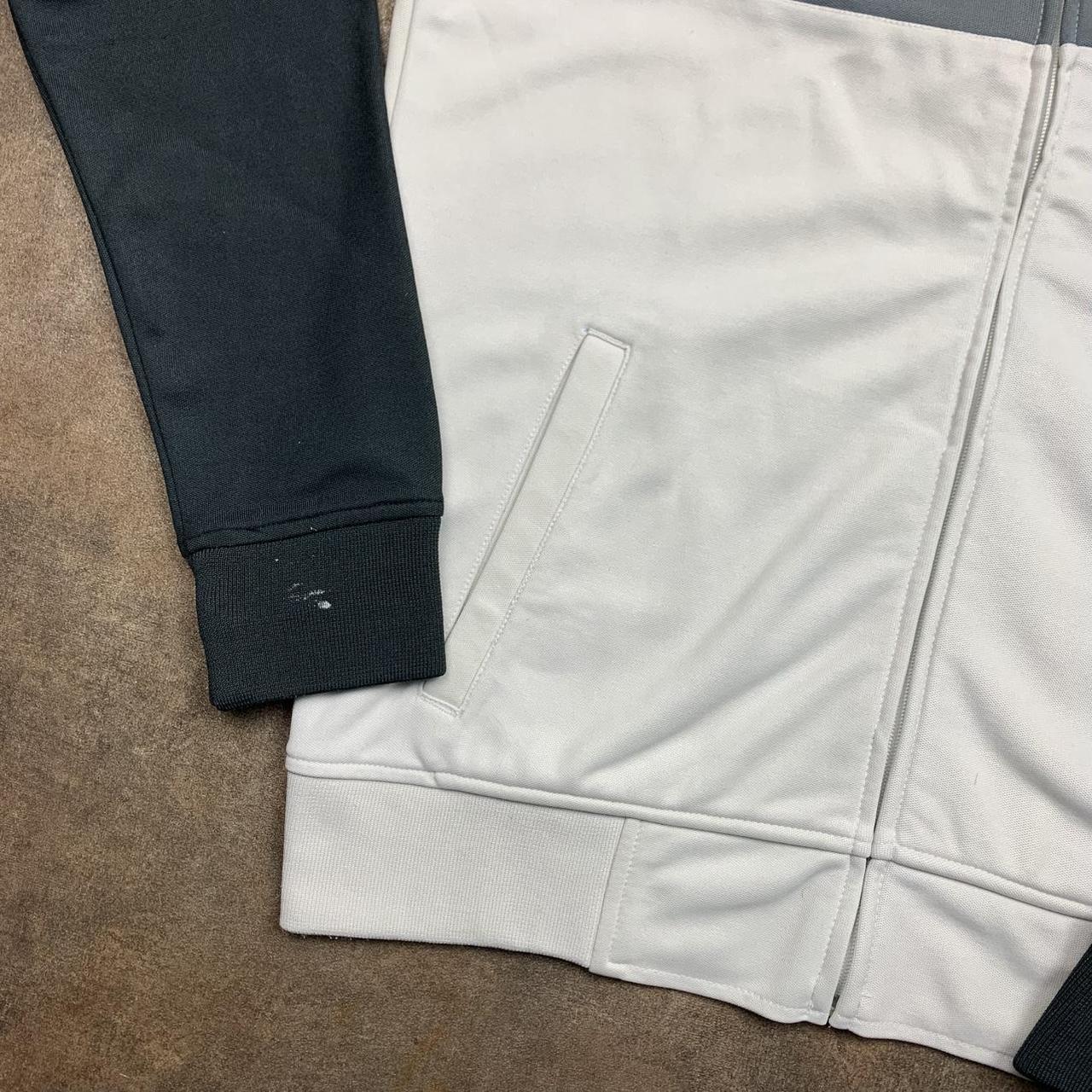 Fox Racing 00s white black coach jacket / jumper