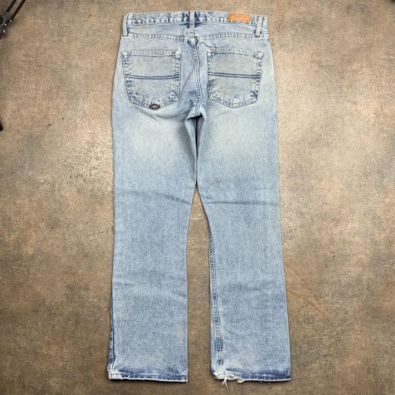 Quiksilver 00s light blue faded denim jeans
