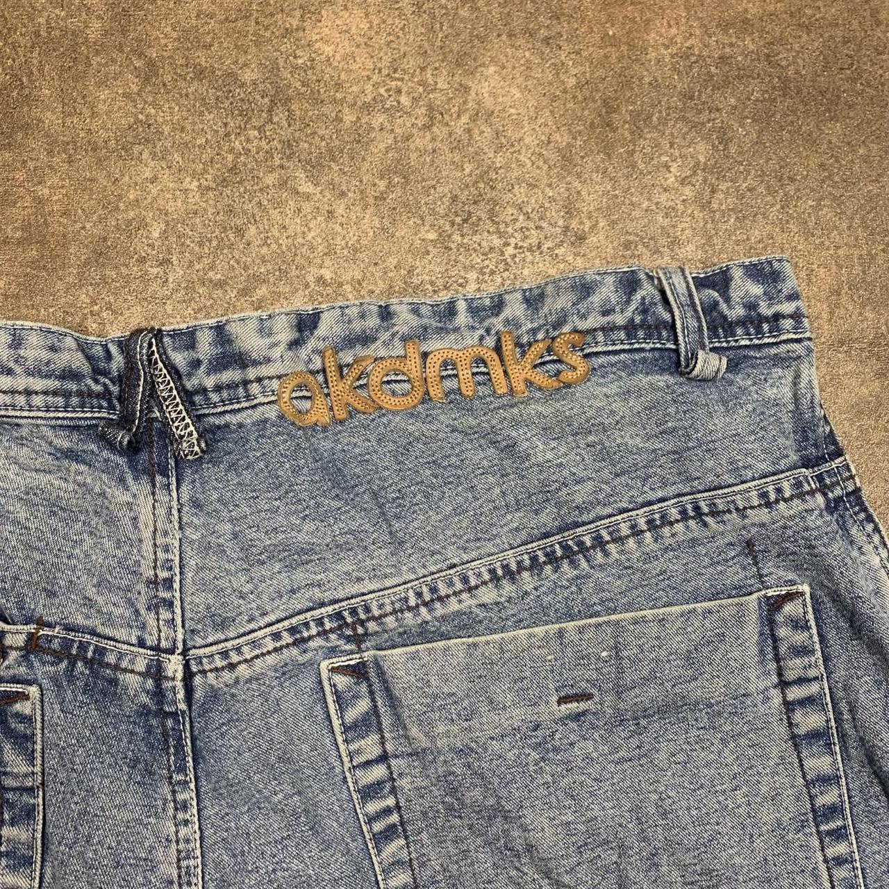 Akademiks 90s light blue baggy denim shorts