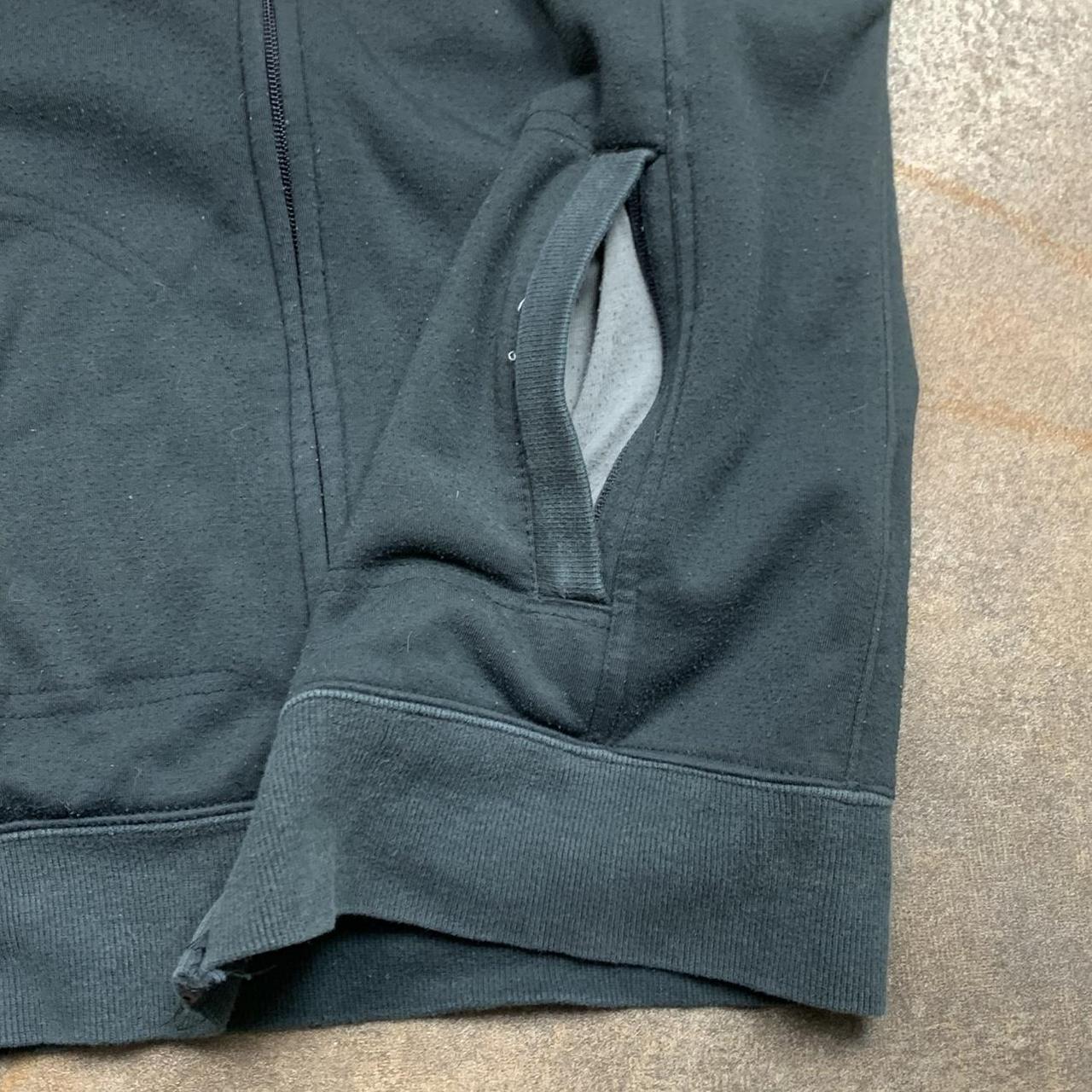 DC Shoes grunge black zip fleece lined hoodie