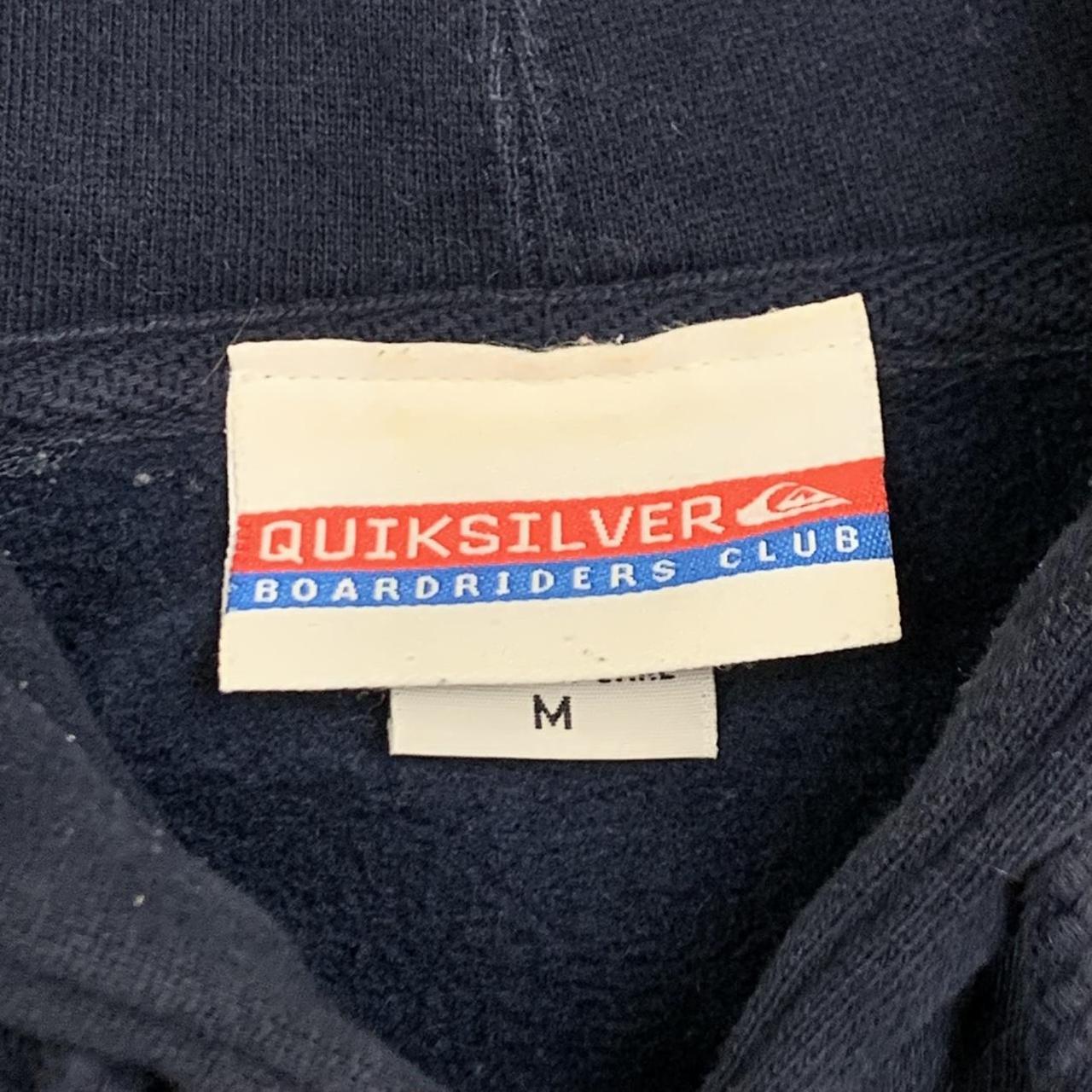 Quiksilver Boardriding Club 90s navy graphic hoodie