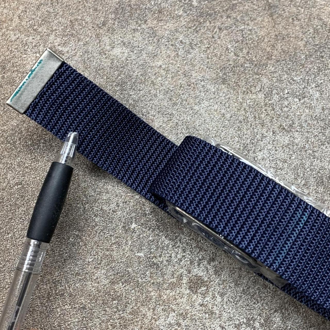 Drunknmunky 00s navy webbed buckle belt