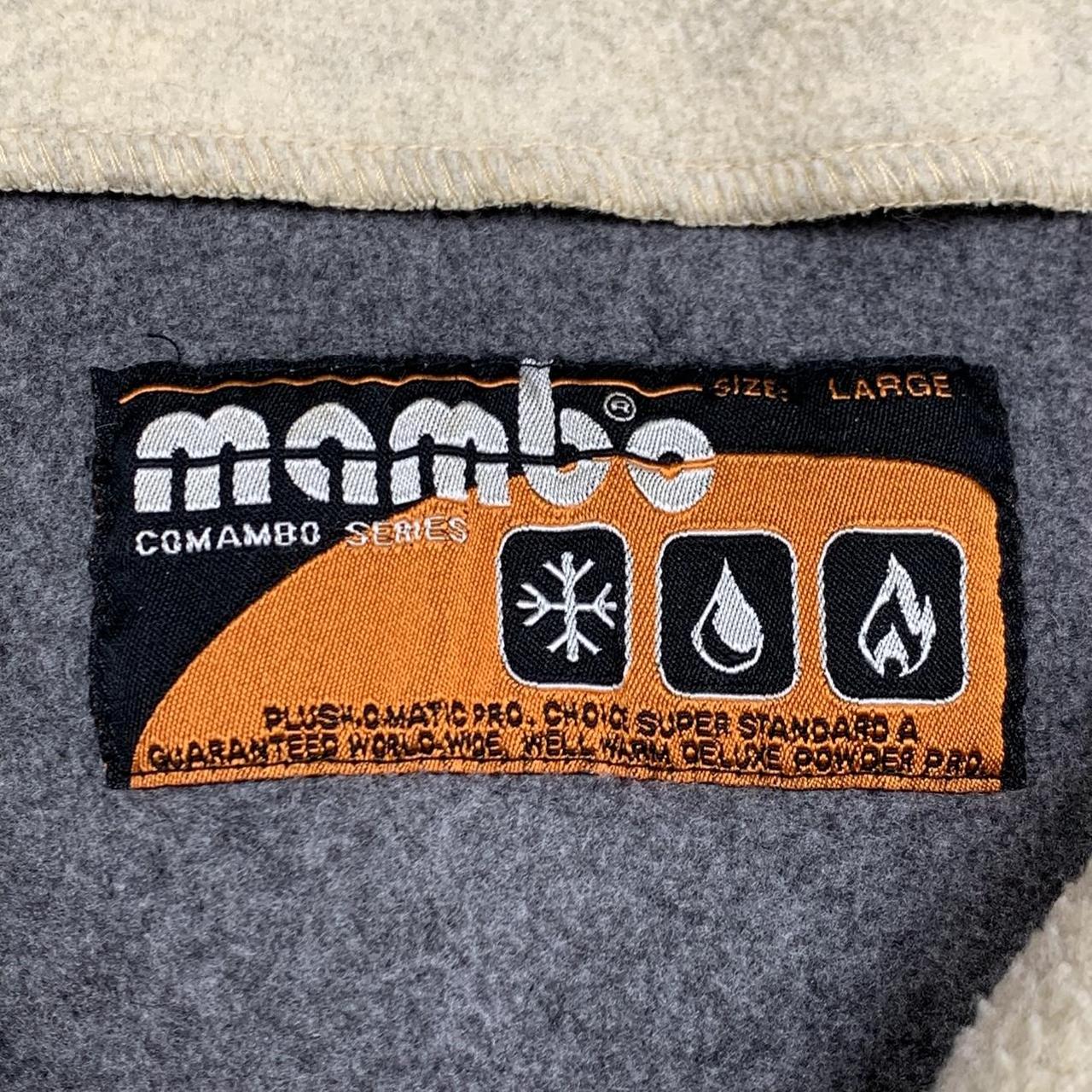 Mambo 00s grey boxy quarter zip fleece