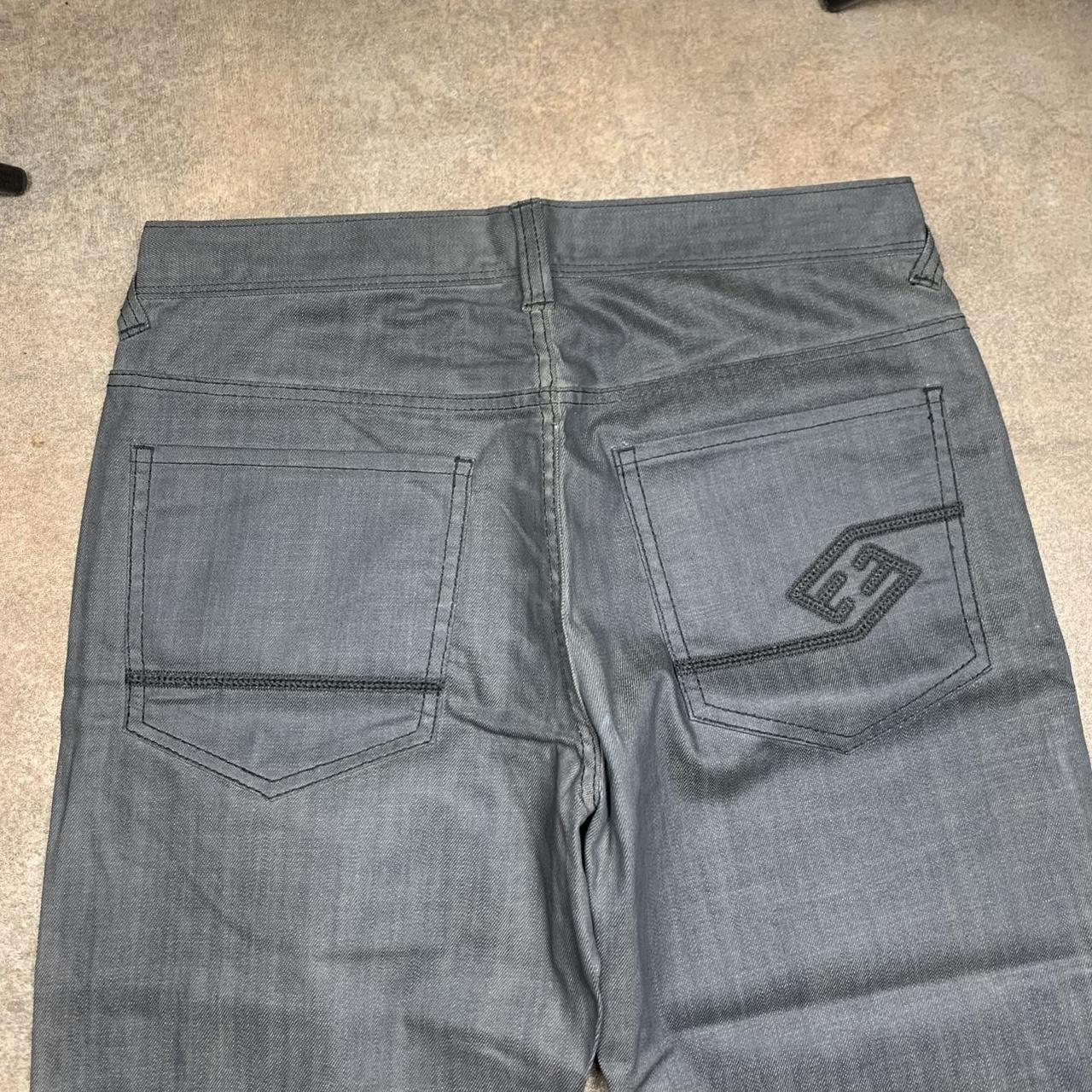 Enyce 00s graphic grey baggy denim jeans