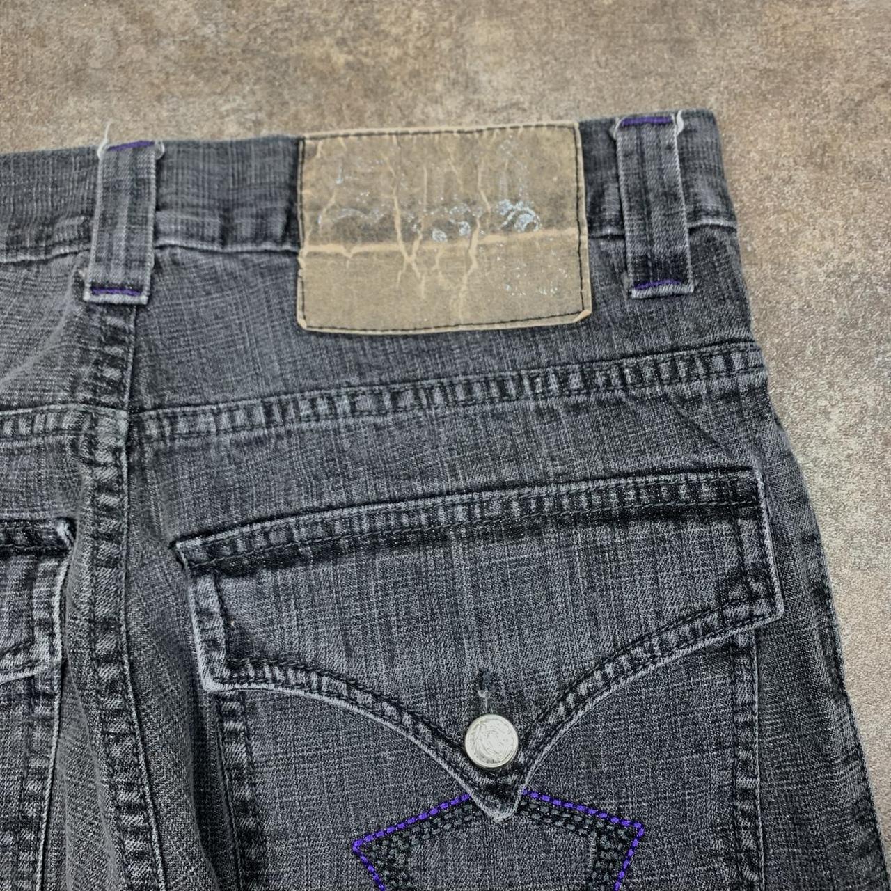 Southpole 00s baggy black grey denim jeans