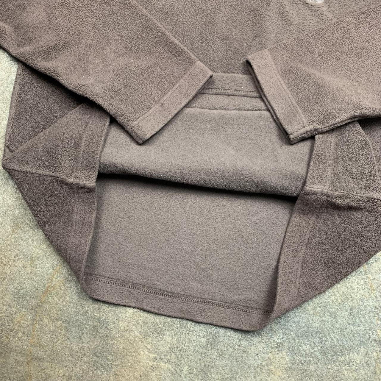 Mambo 00s graphic brown boxy fleece hoodie