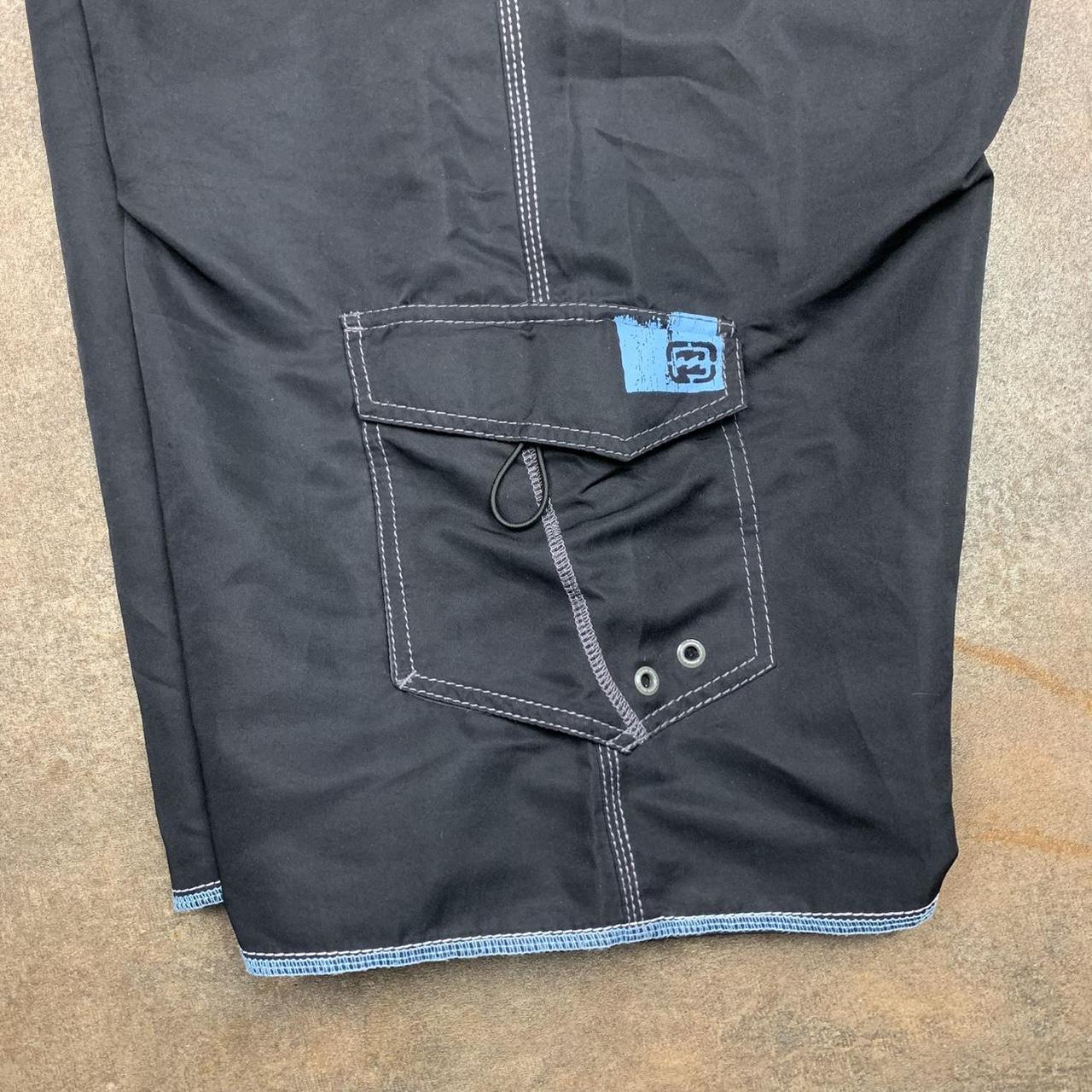 Billabong 00s graphic black grey boardshorts