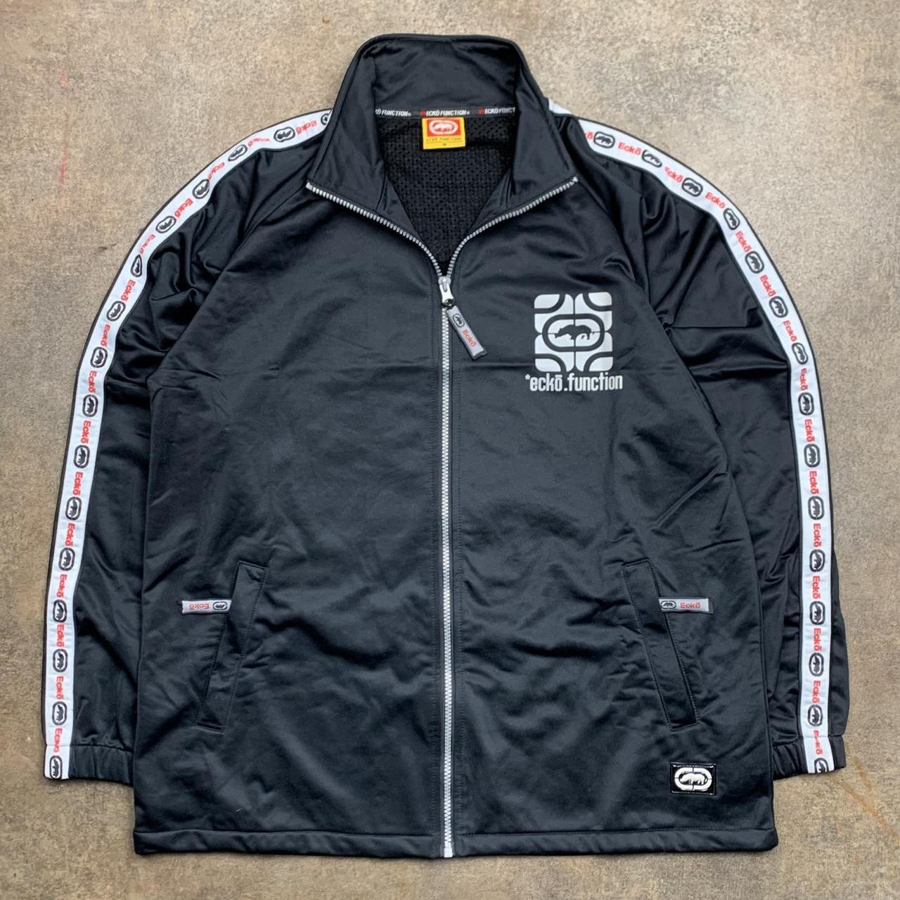 Ecko Function 00s graphic black red zip jacket
