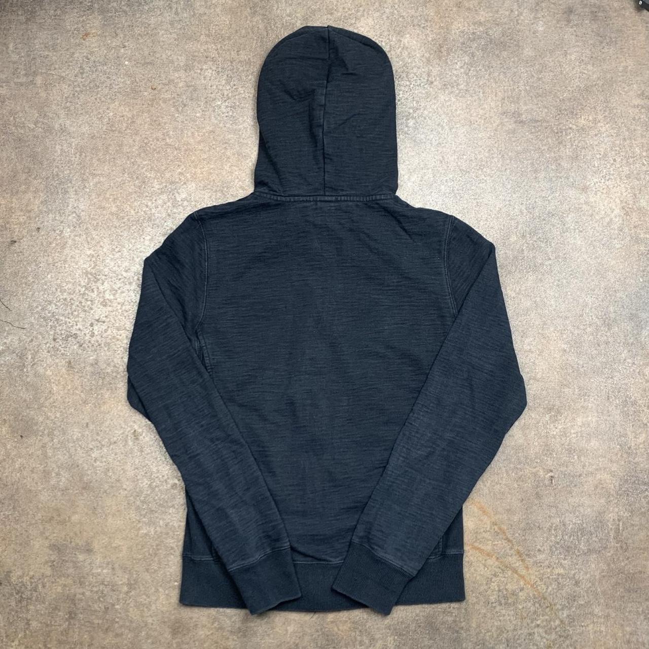 Fox Racing 00s womens black fur hood zip hoodie