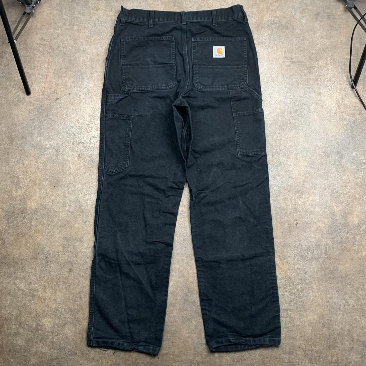 Carhartt WIP carpenter double knee black jeans