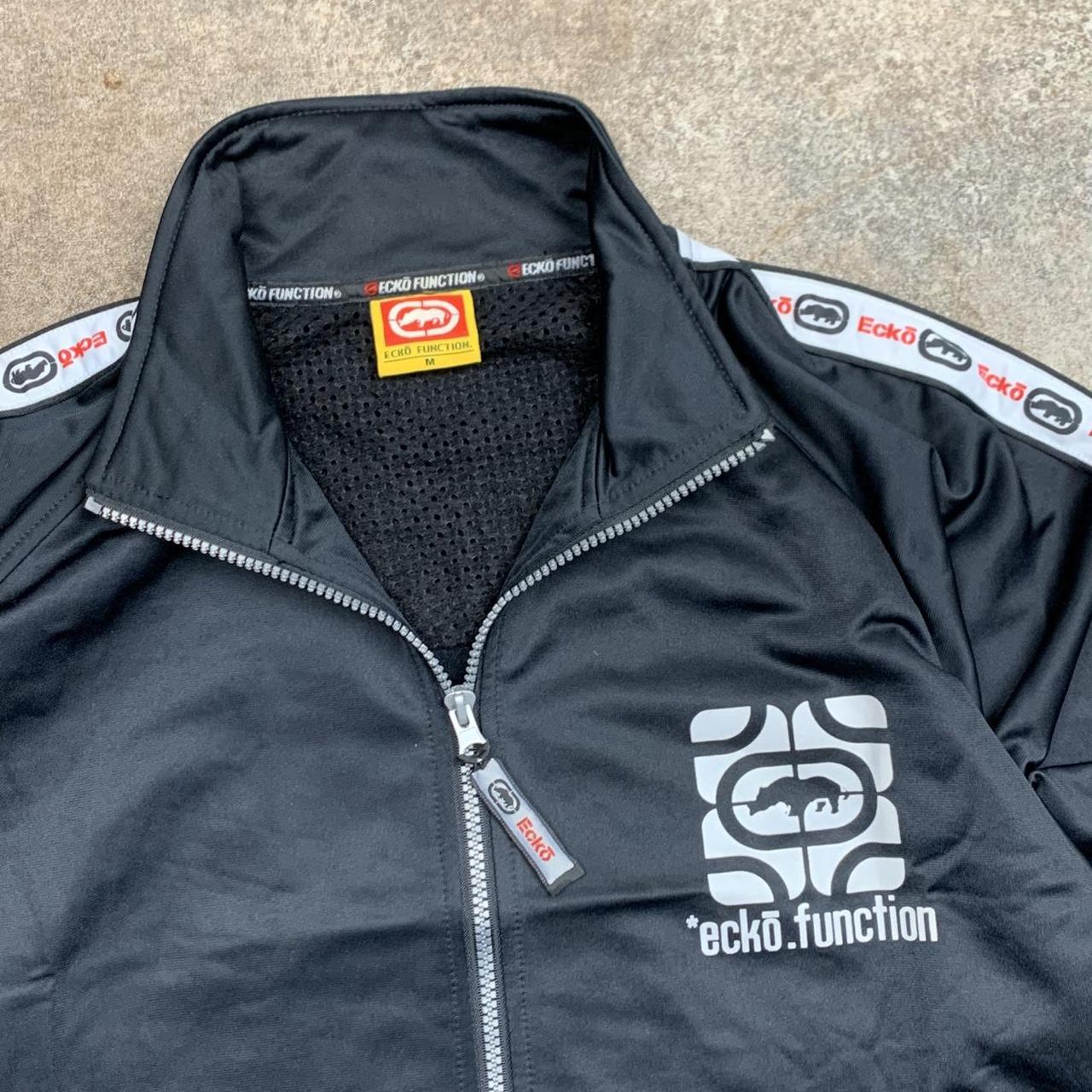 Ecko Function 00s graphic black red zip jacket