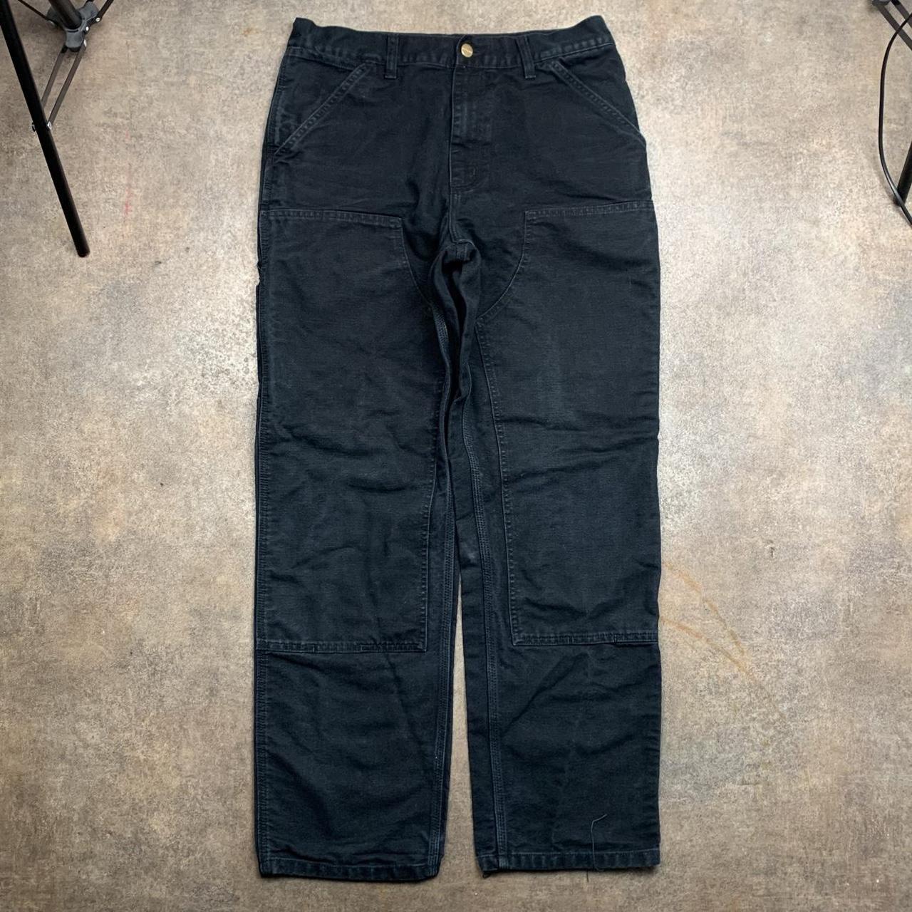 Carhartt WIP carpenter double knee black jeans