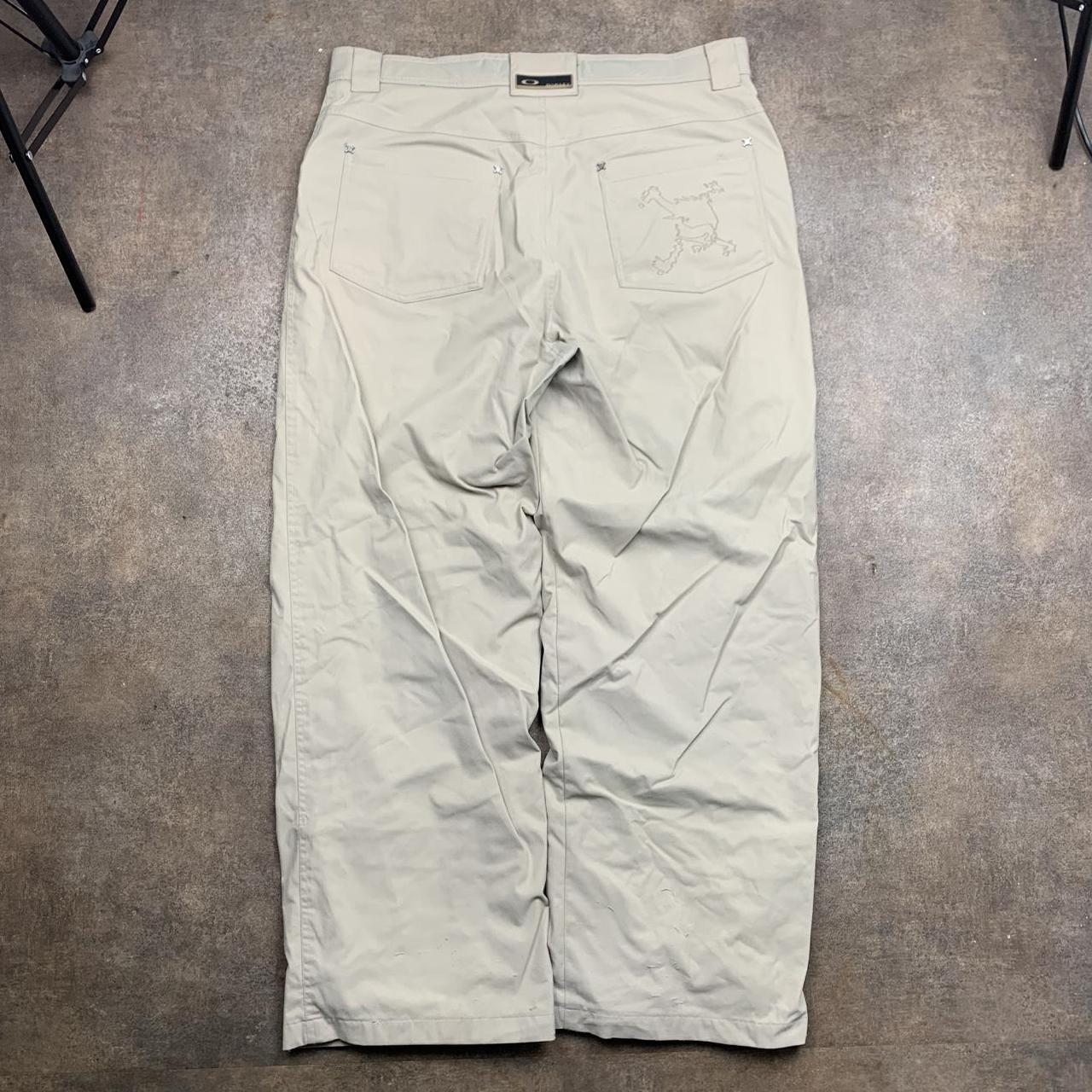 Oakley Software 00s graphic baggy cream salopettes