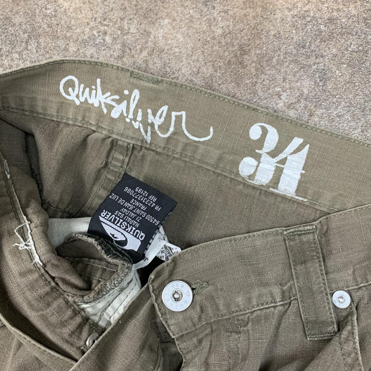 Quiksilver 00s khaki-brown baggy denim jeans