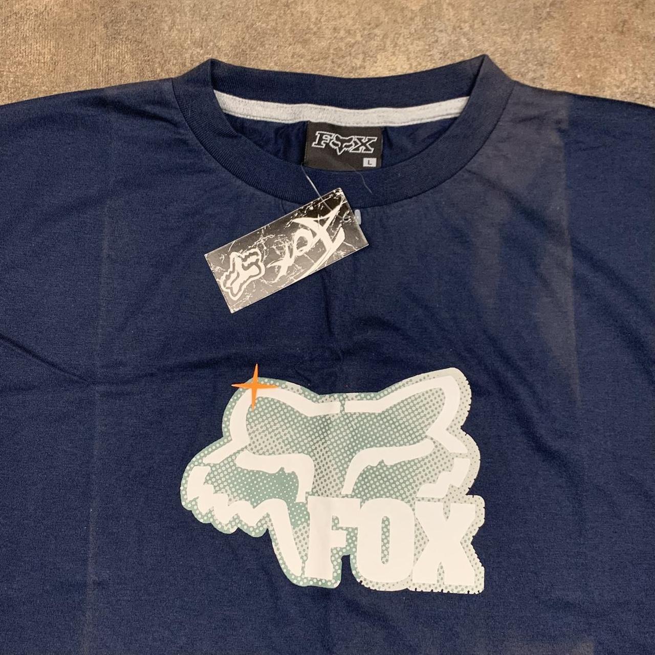 Fox Racing 00s navy graphic tee