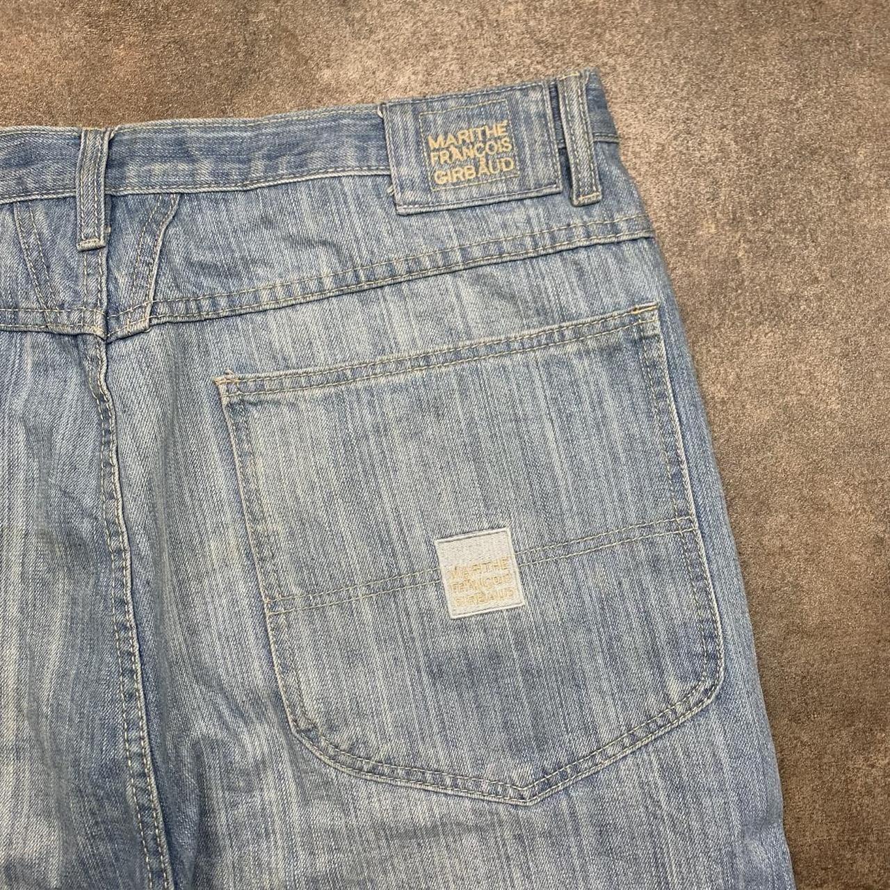 Marithé + François Girbaud 00s baggy pale blue jorts