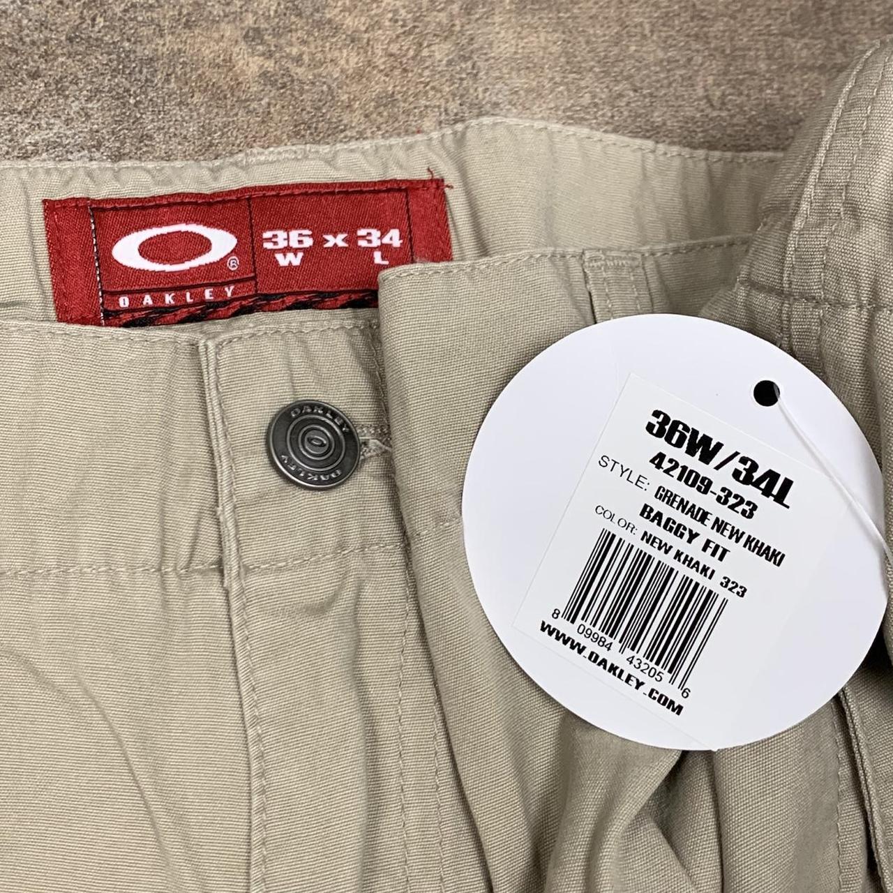 Oakley Software 00s cream graphic cargo trousers