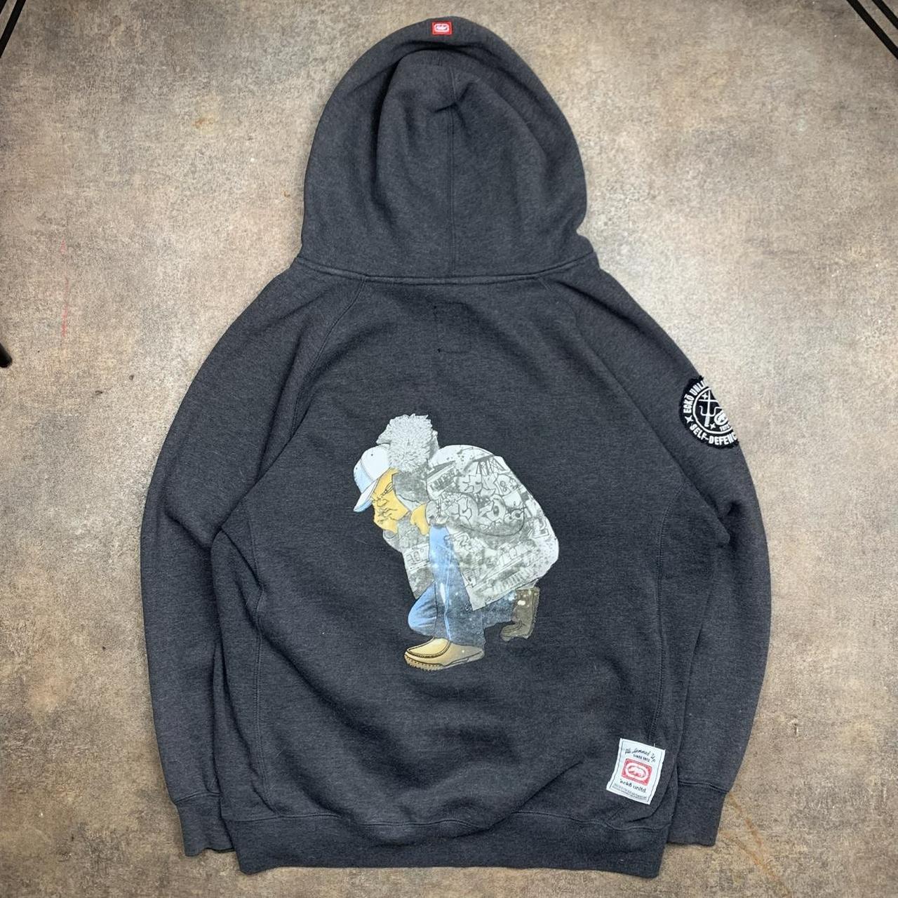 Ecko Unltd. 00s grey baggy hoodie