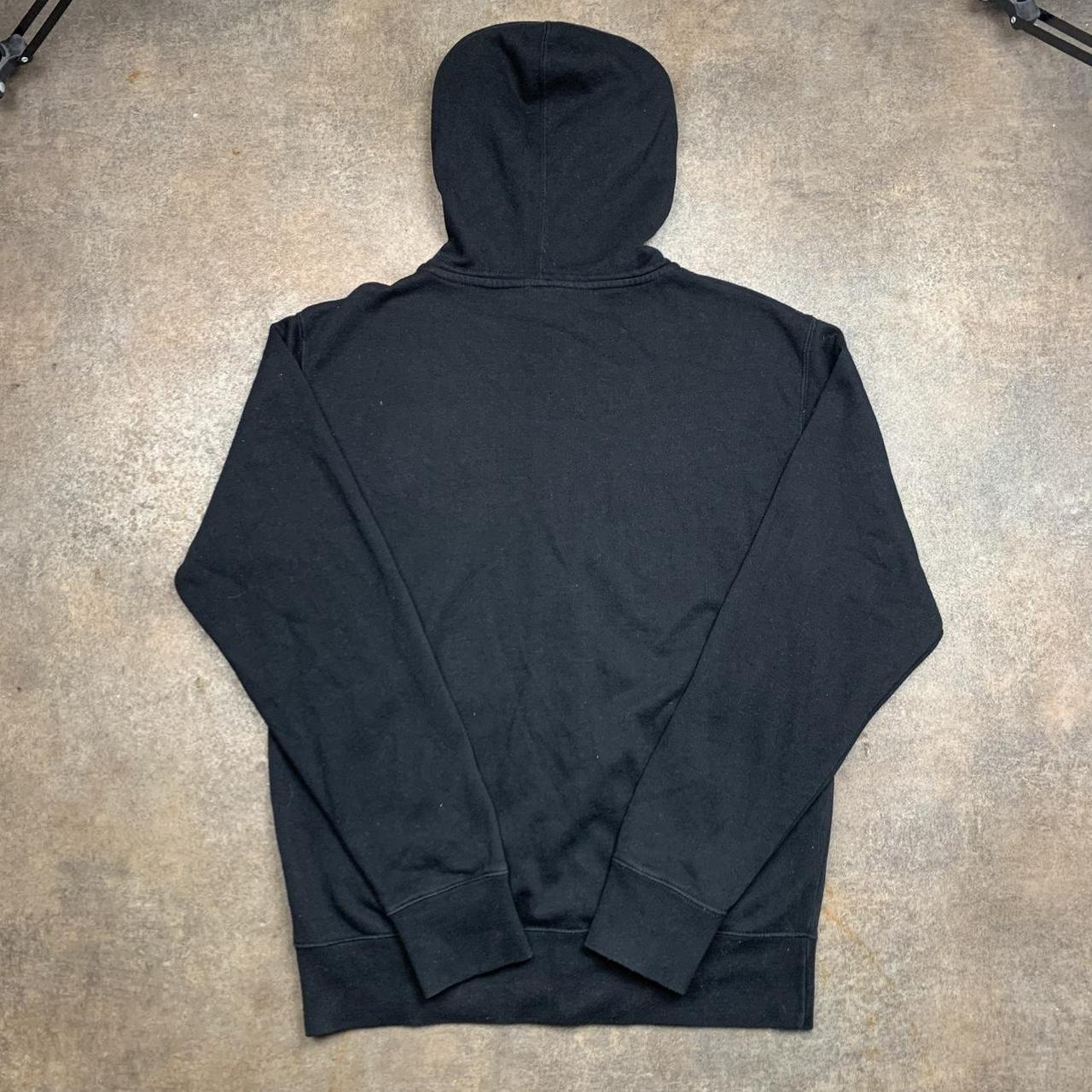 Fox Racing 00s black grunge graphic zip hoodie