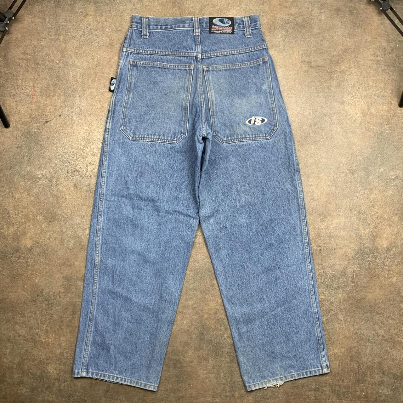 Interstate 90s baggy blue denim jeans