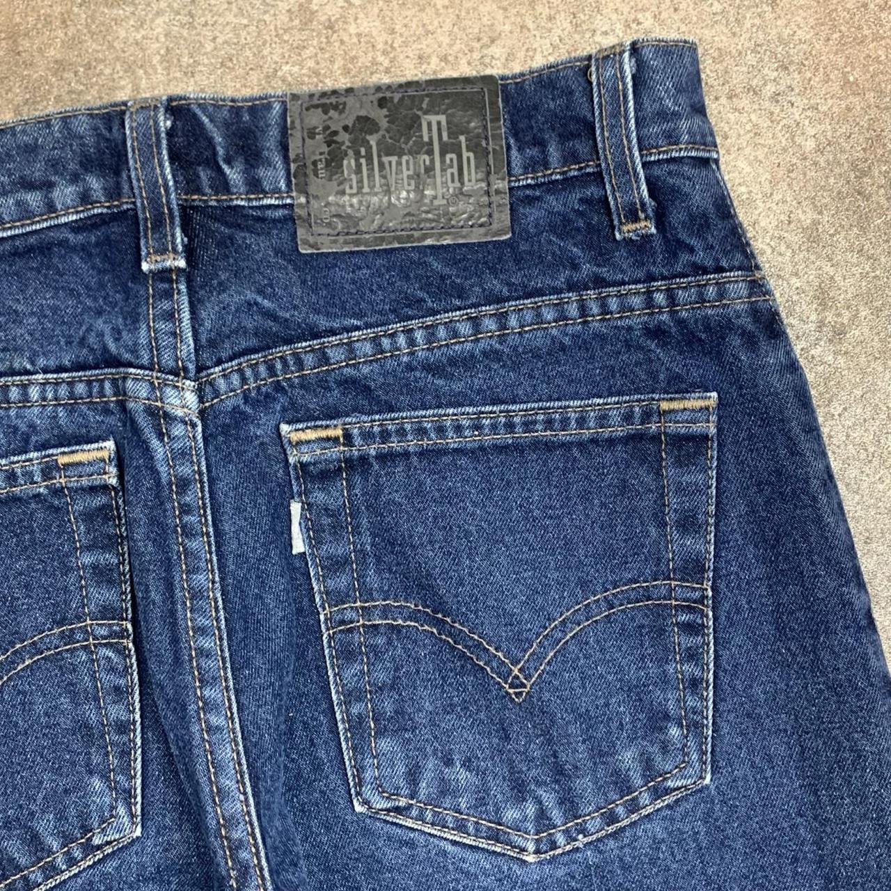 Levi's Silvertab vintage 00s straight leg navy denim jeans