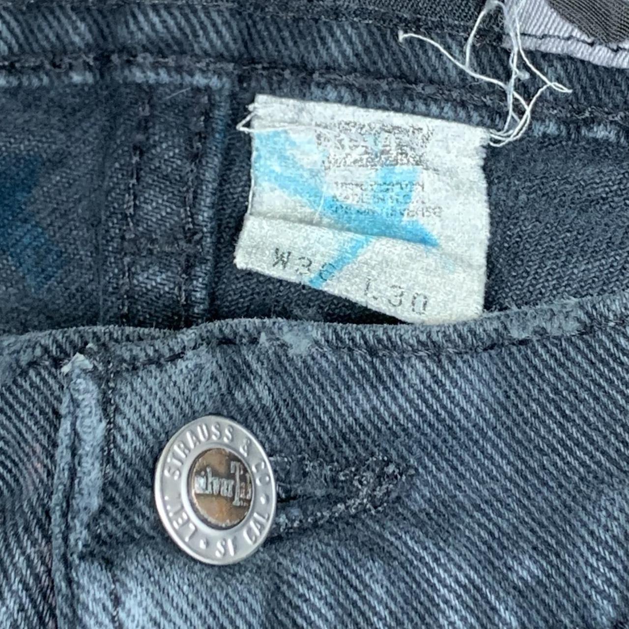 Levi’s Silvertab 90s baggy black denim jeans