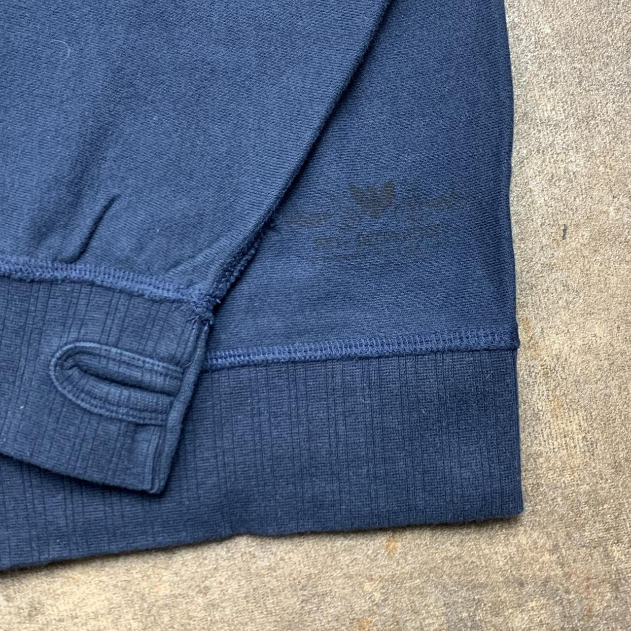 Hurley 00s navy graphic grunge boxy zip hoodie