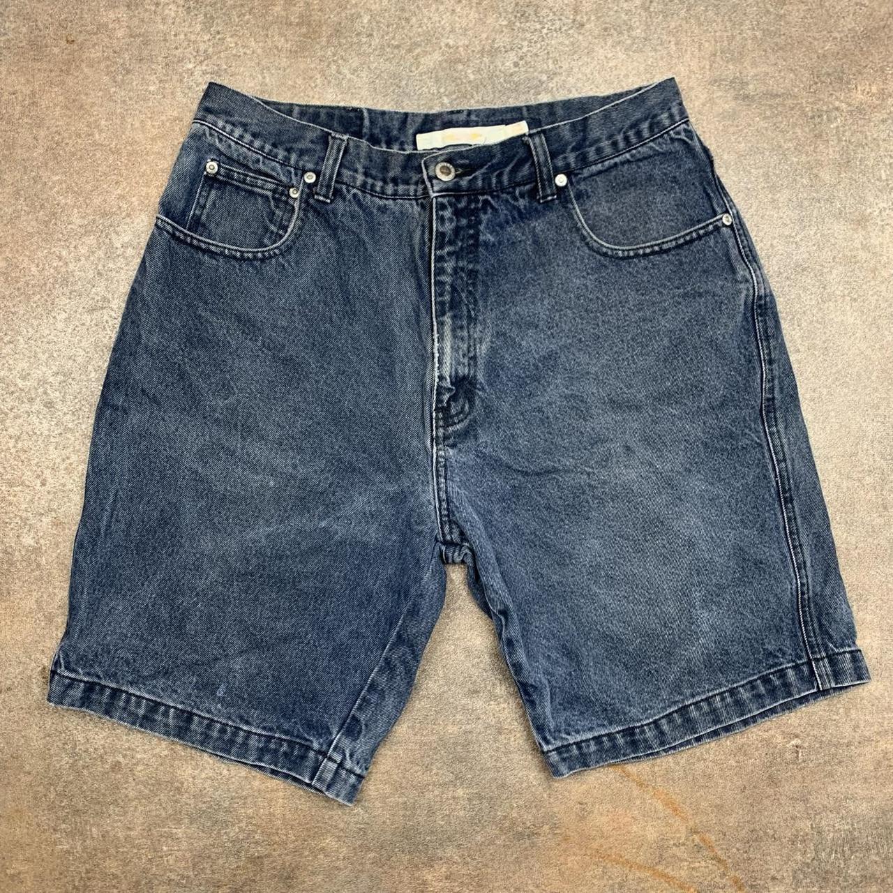 Quiksilver ‘92 baggy navy denim shorts