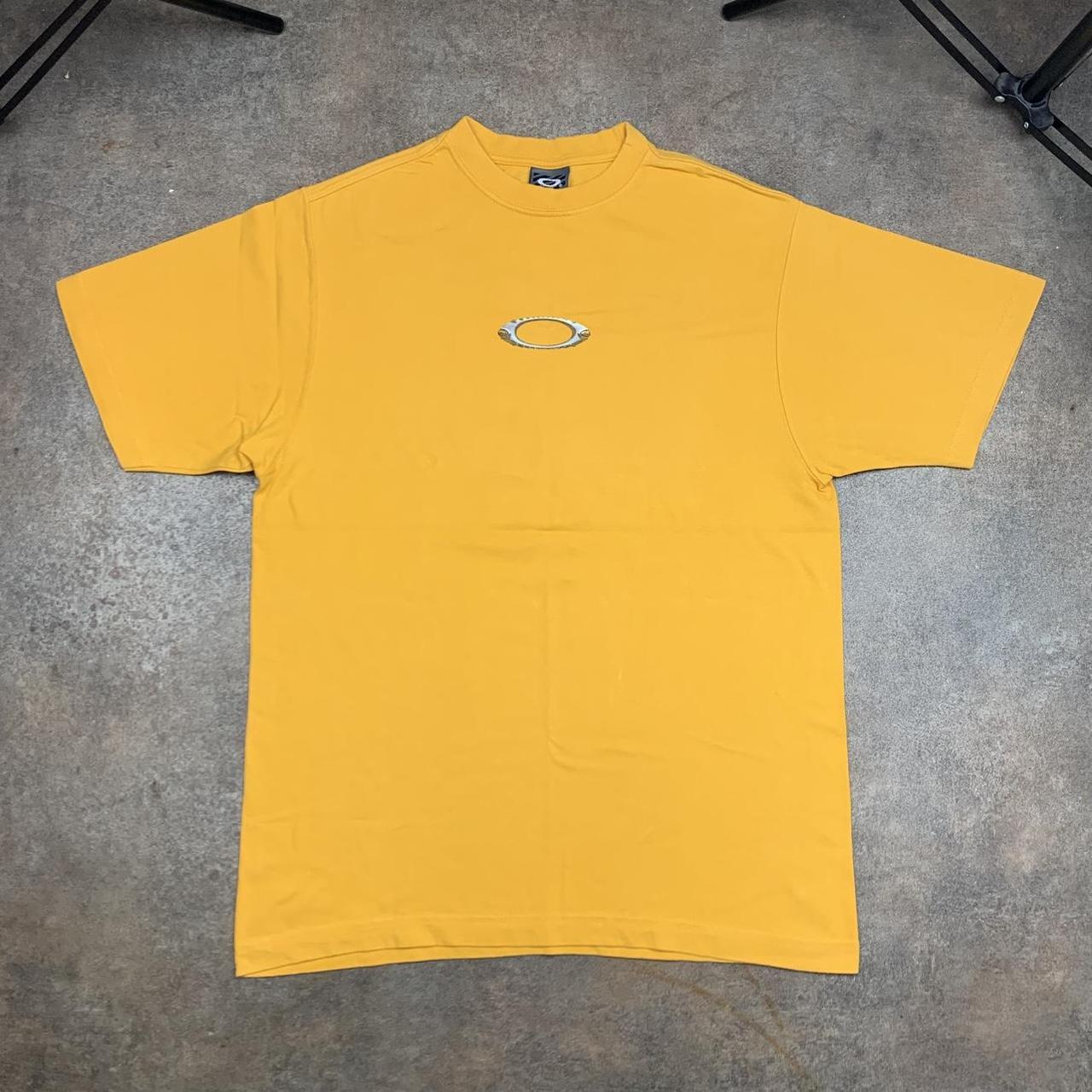 Oakley Software 90s cyber squid yellow graphic tee