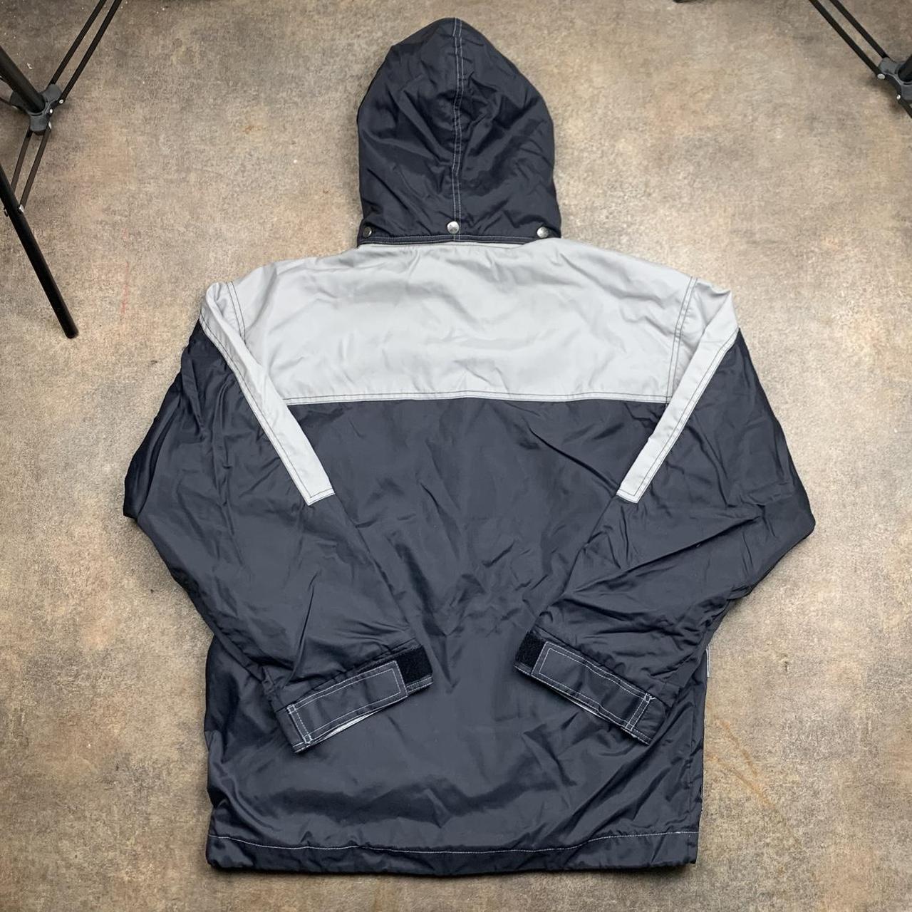Oxbow 90s technical black grey vent ski coat