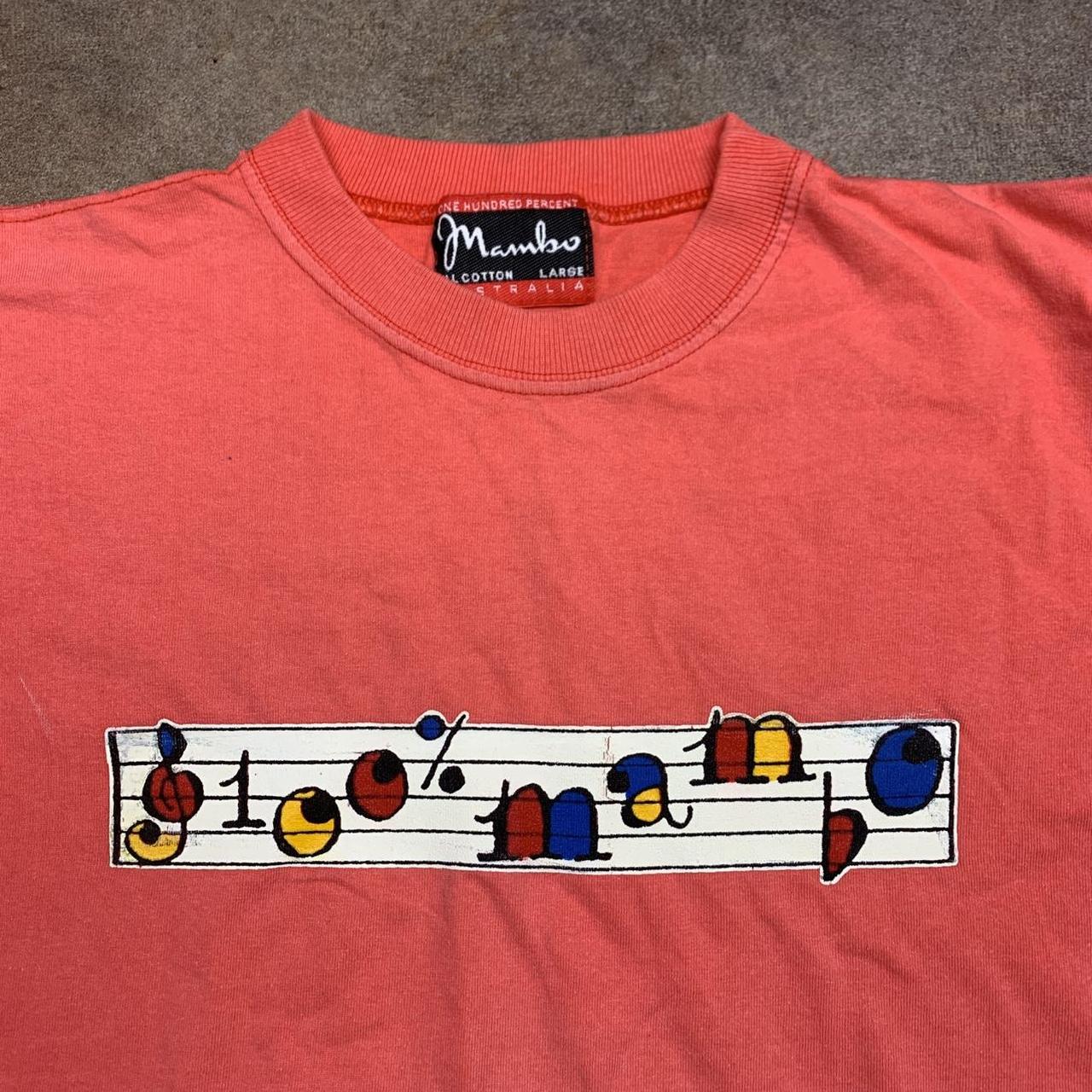 Mambo 1990 hot pink graphic tee