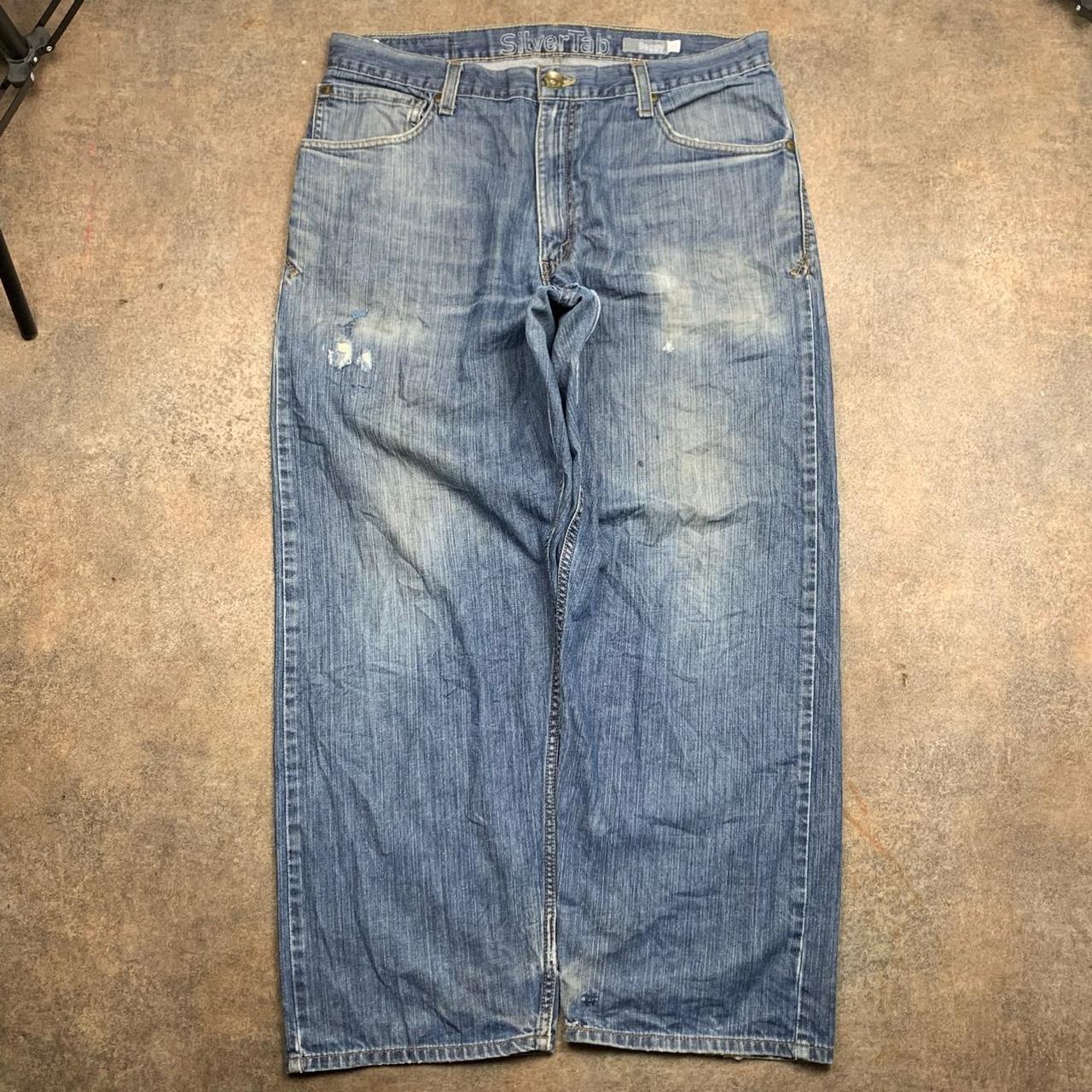 Levi’s Silvertab 00s baggy navy blue denim jeans