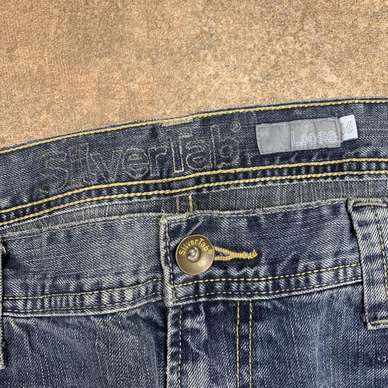 Levi's Silvertab 00s baggy navy blue denim jeans